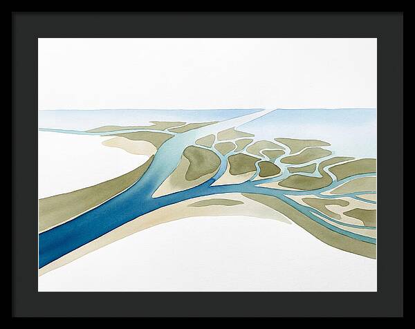 Tranquil River Delta Scene