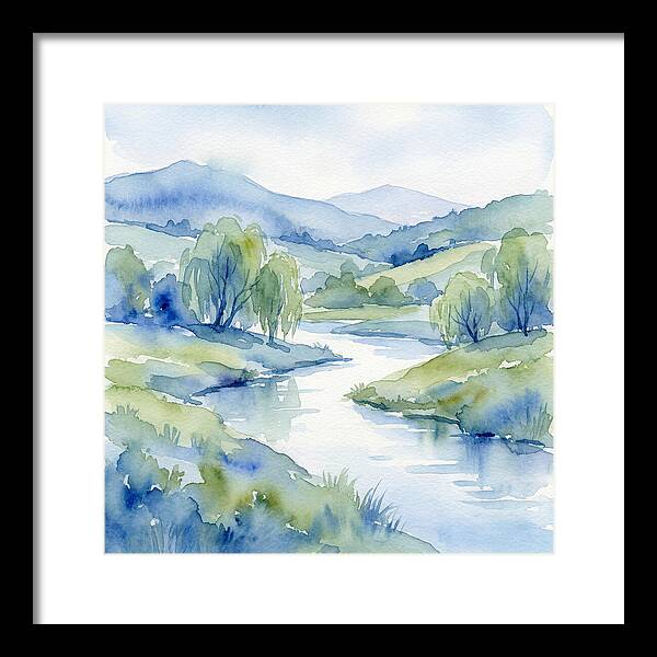 Tranquil River Reflections