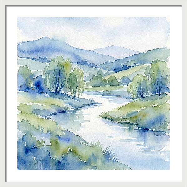 Tranquil River Reflections