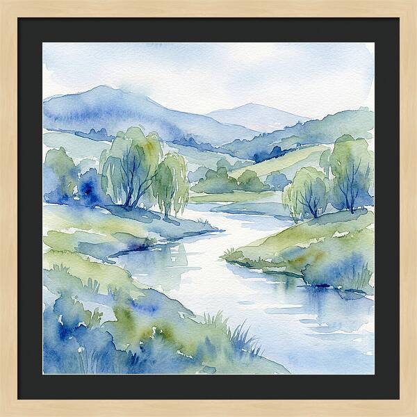 Tranquil River Reflections