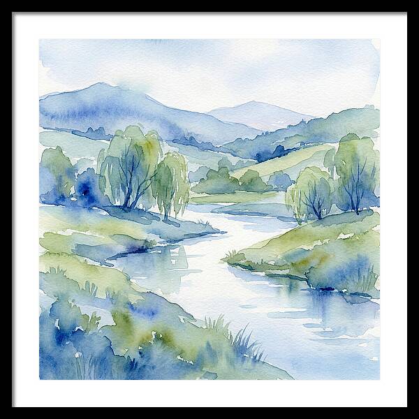 Tranquil River Reflections