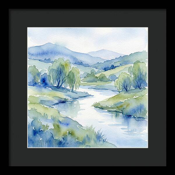 Tranquil River Reflections
