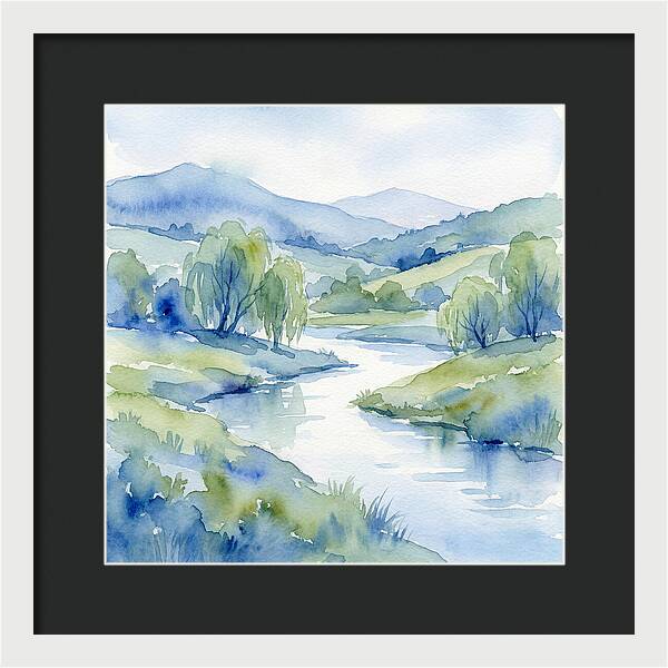 Tranquil River Reflections