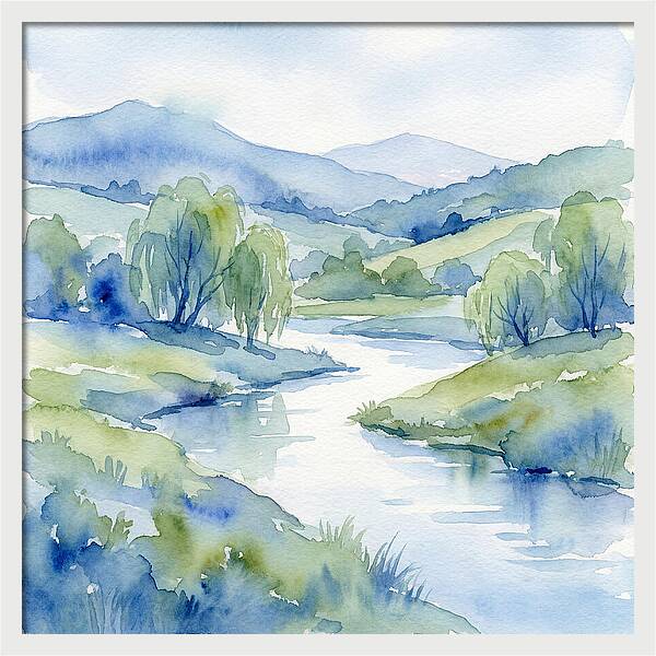 Tranquil River Reflections