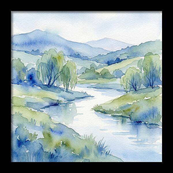 Tranquil River Reflections