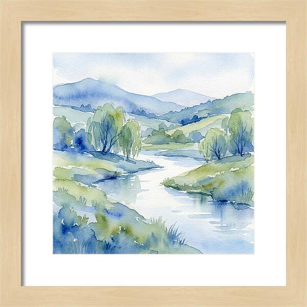 Tranquil River Reflections