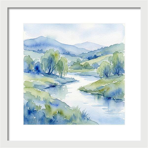 Tranquil River Reflections