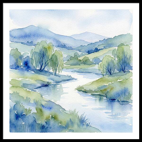 Tranquil River Reflections