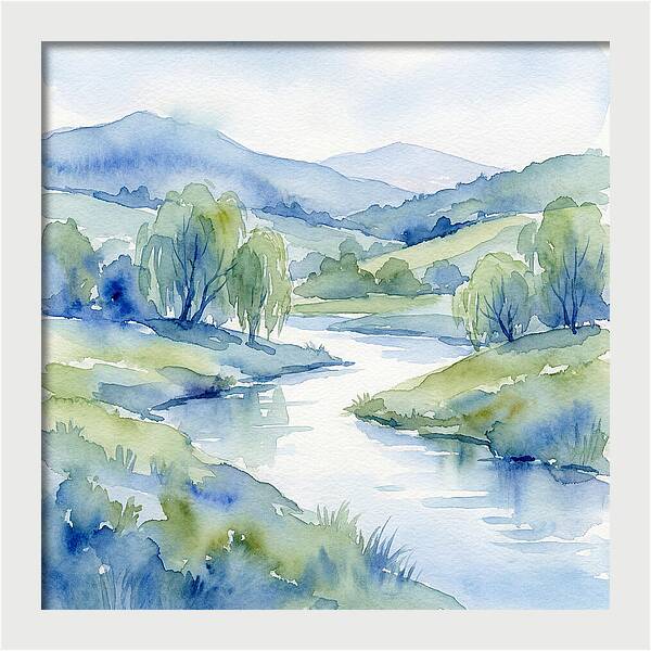 Tranquil River Reflections