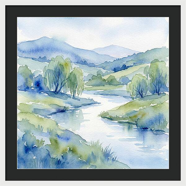 Tranquil River Reflections