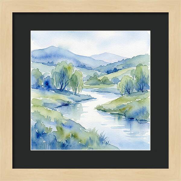 Tranquil River Reflections