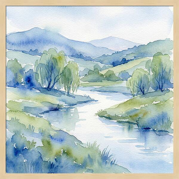 Tranquil River Reflections