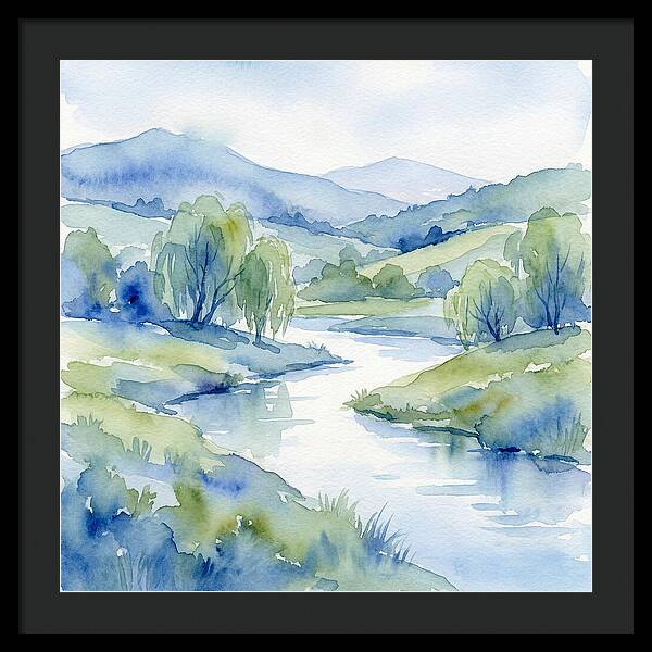 Tranquil River Reflections