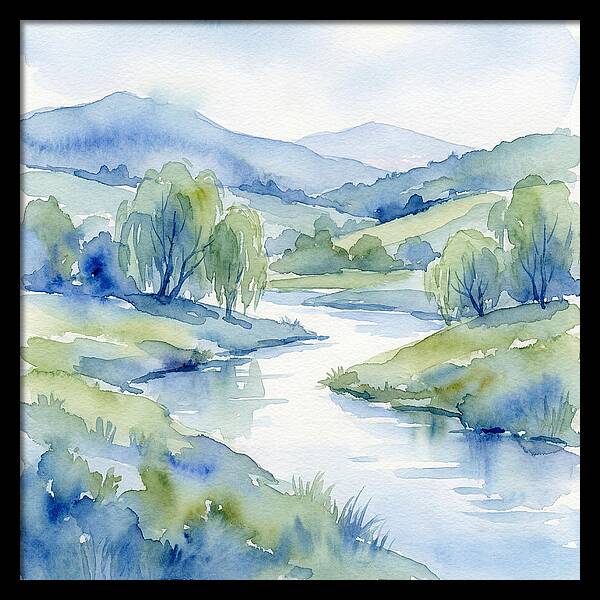 Tranquil River Reflections