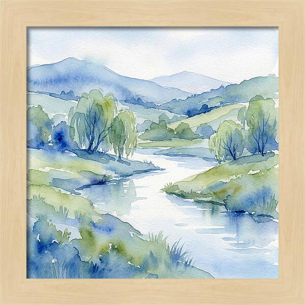 Tranquil River Reflections