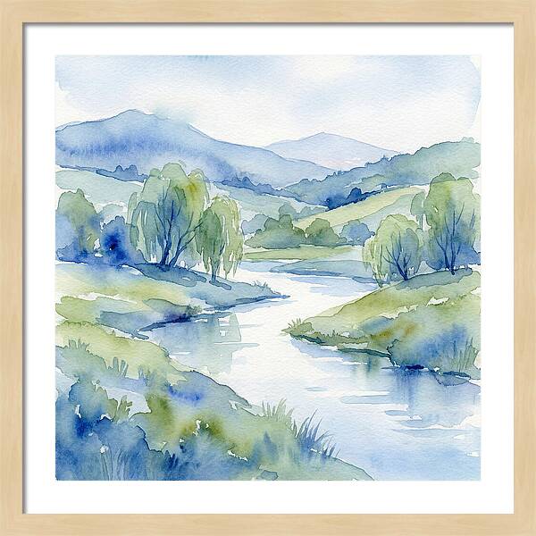 Tranquil River Reflections