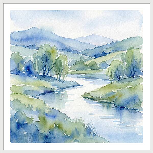 Tranquil River Reflections