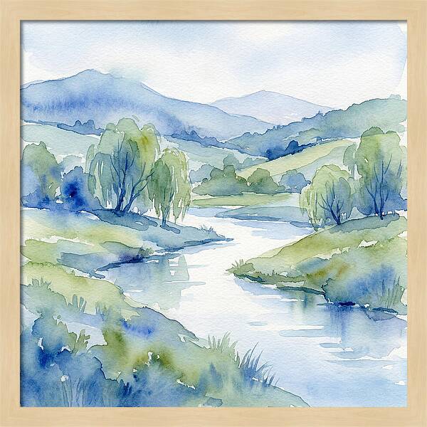Tranquil River Reflections