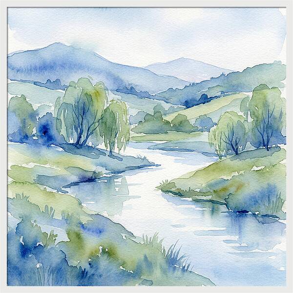 Tranquil River Reflections