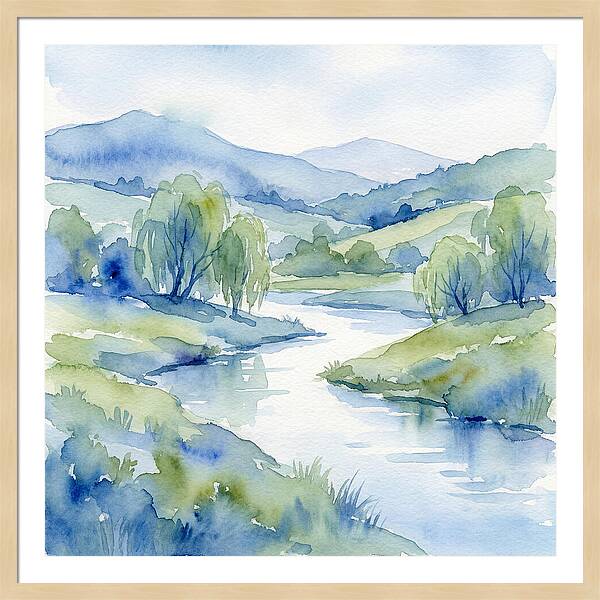 Tranquil River Reflections