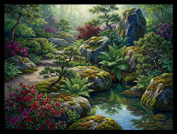 Tranquil Rock Garden Escape
