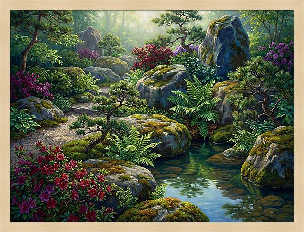 Tranquil Rock Garden Escape