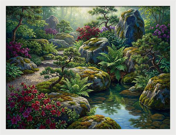 Tranquil Rock Garden Escape