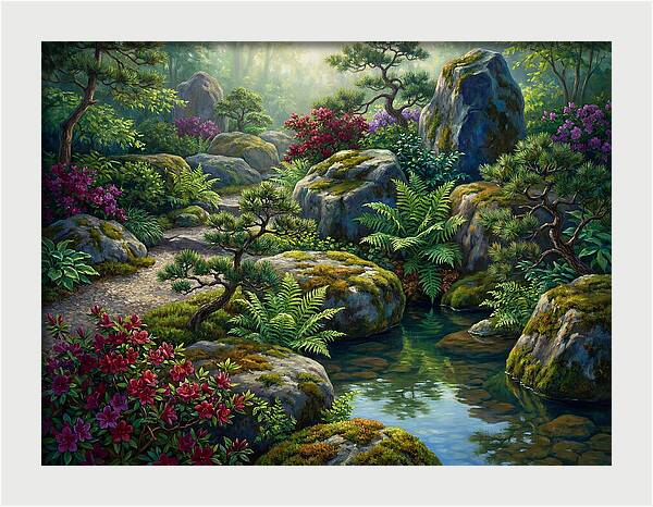 Tranquil Rock Garden Escape