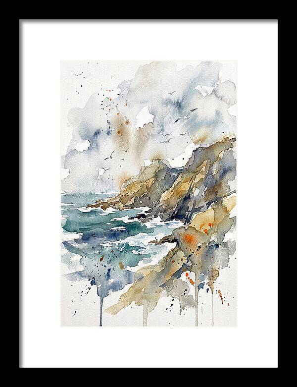 Tranquil Rocky Coastline