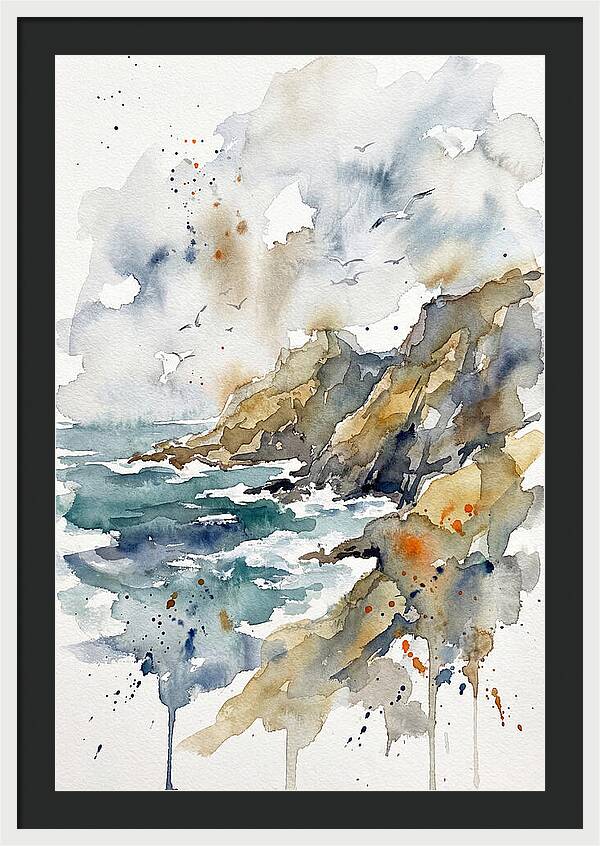 Tranquil Rocky Coastline