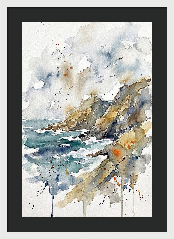 Tranquil Rocky Coastline