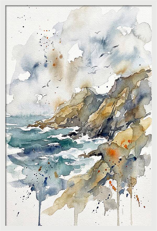 Tranquil Rocky Coastline