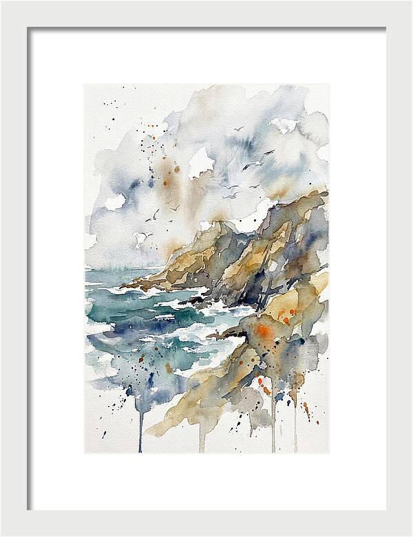 Tranquil Rocky Coastline