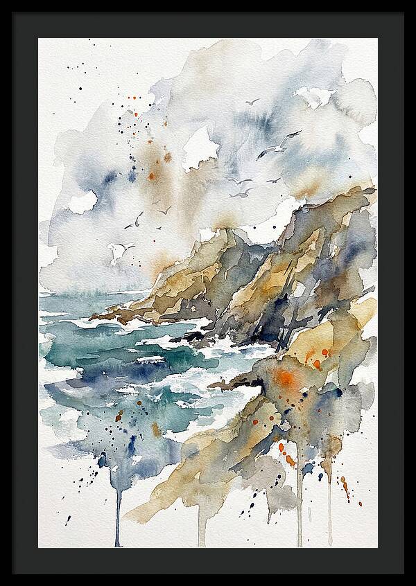 Tranquil Rocky Coastline