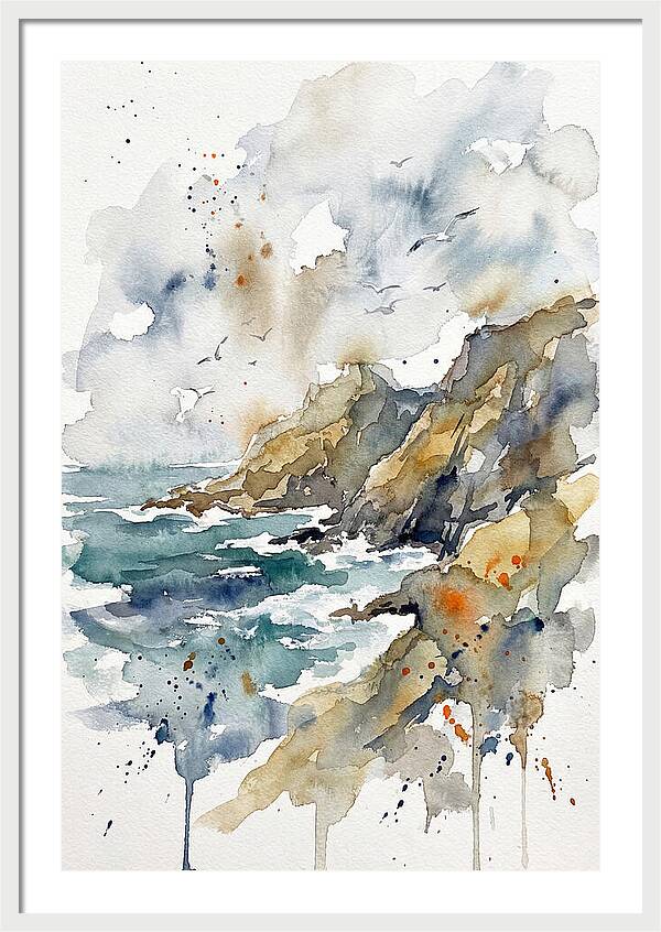 Tranquil Rocky Coastline