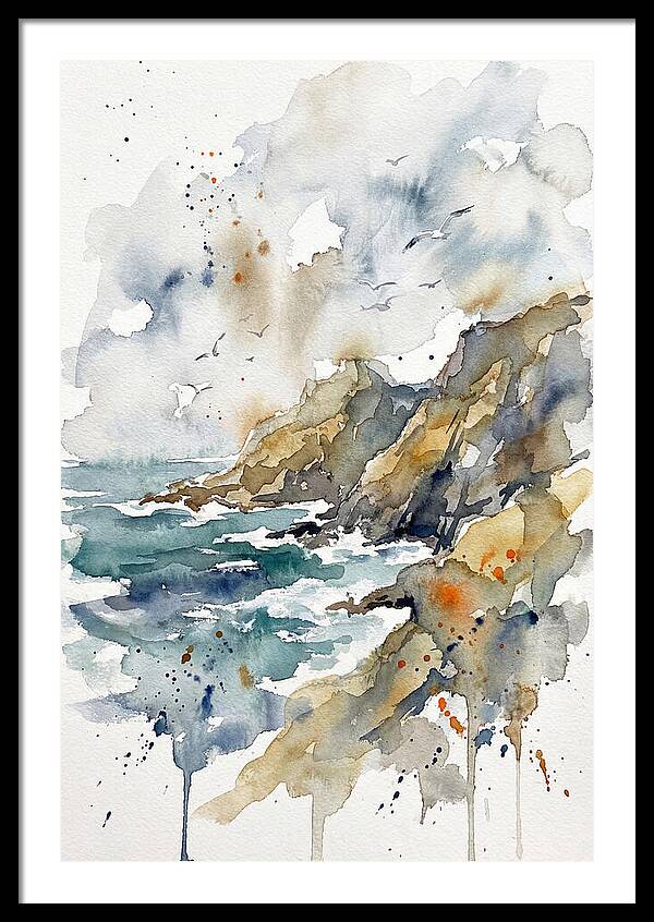 Tranquil Rocky Coastline
