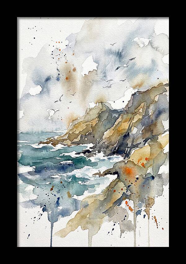 Tranquil Rocky Coastline