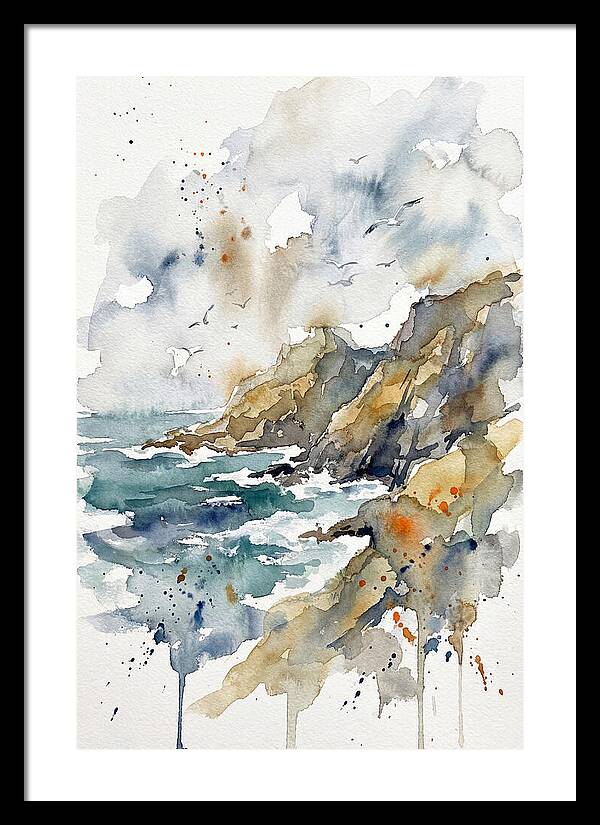 Tranquil Rocky Coastline
