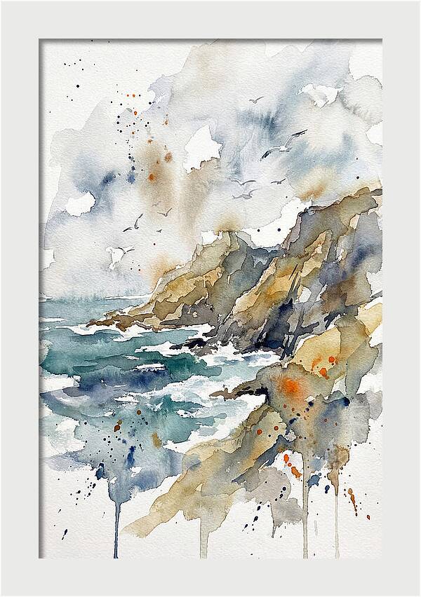 Tranquil Rocky Coastline