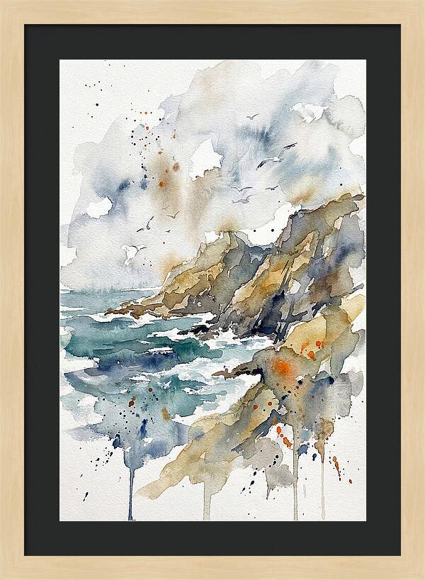 Tranquil Rocky Coastline