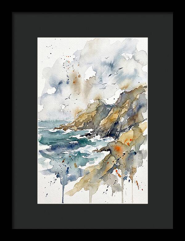 Tranquil Rocky Coastline