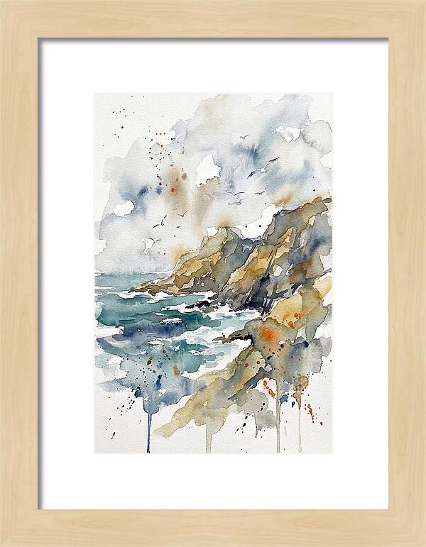Tranquil Rocky Coastline