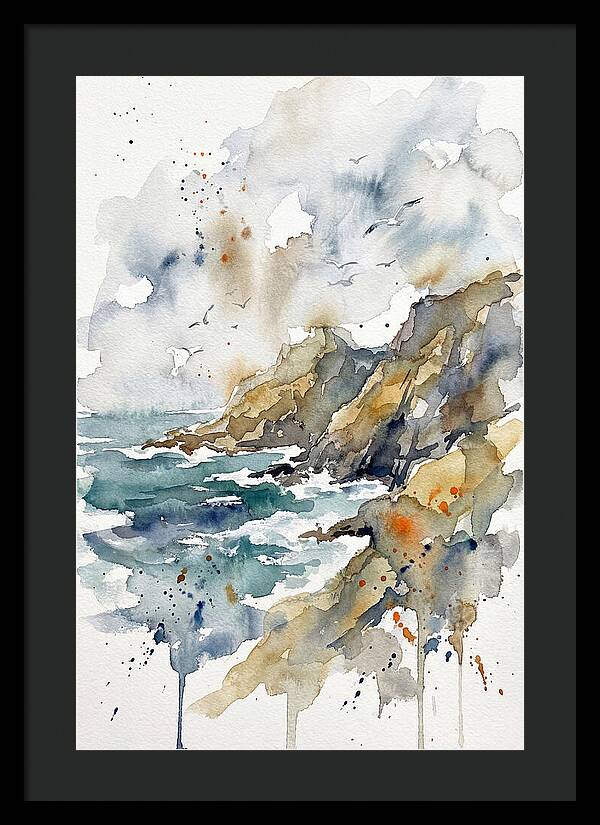 Tranquil Rocky Coastline