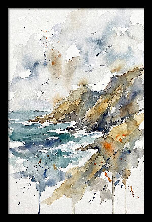 Tranquil Rocky Coastline
