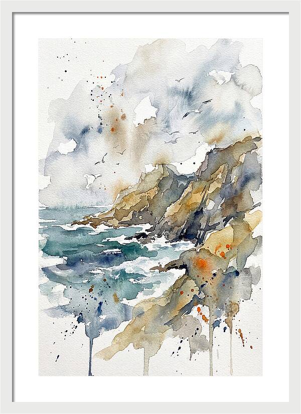 Tranquil Rocky Coastline