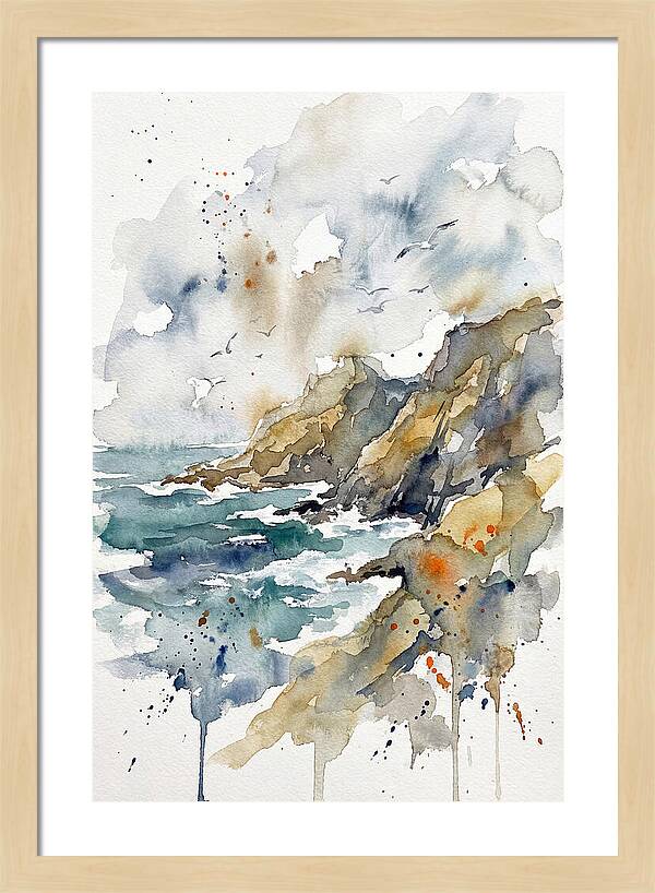 Tranquil Rocky Coastline