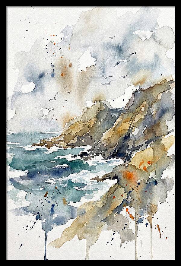 Tranquil Rocky Coastline