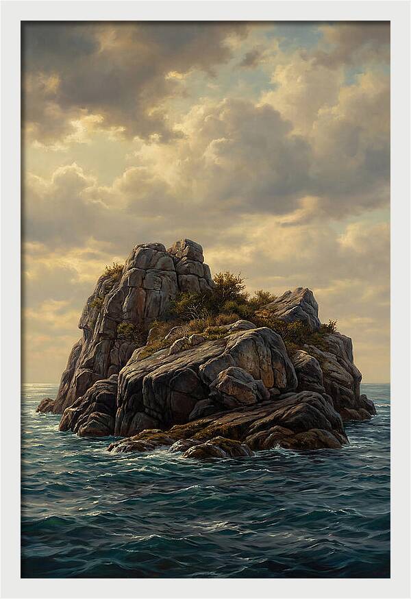 Tranquil Rocky Island Escape