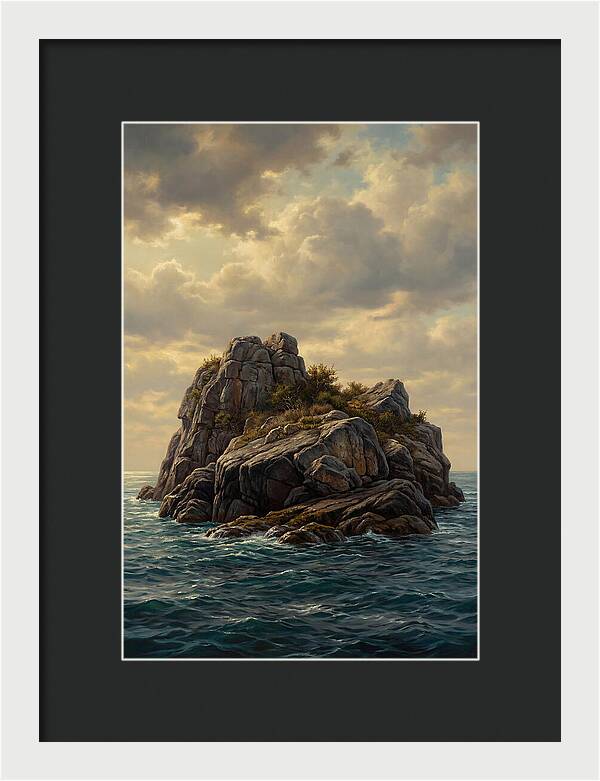 Tranquil Rocky Island Escape