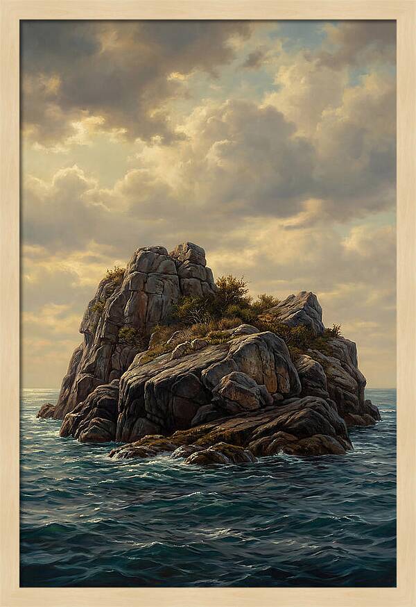 Tranquil Rocky Island Escape